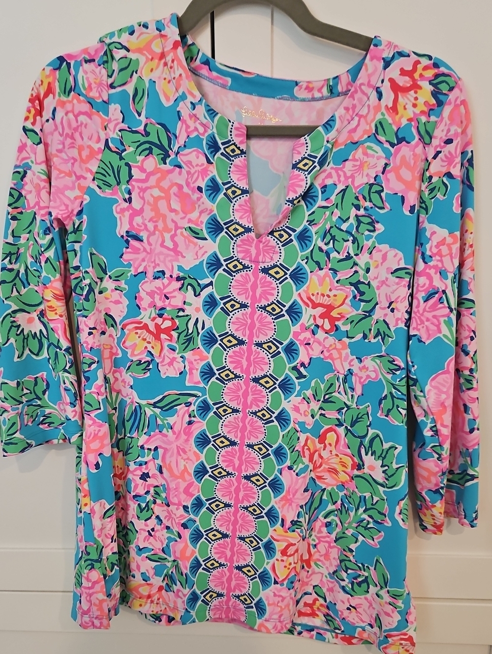 Lilly Pulitzer 3/4 Sleeve Top